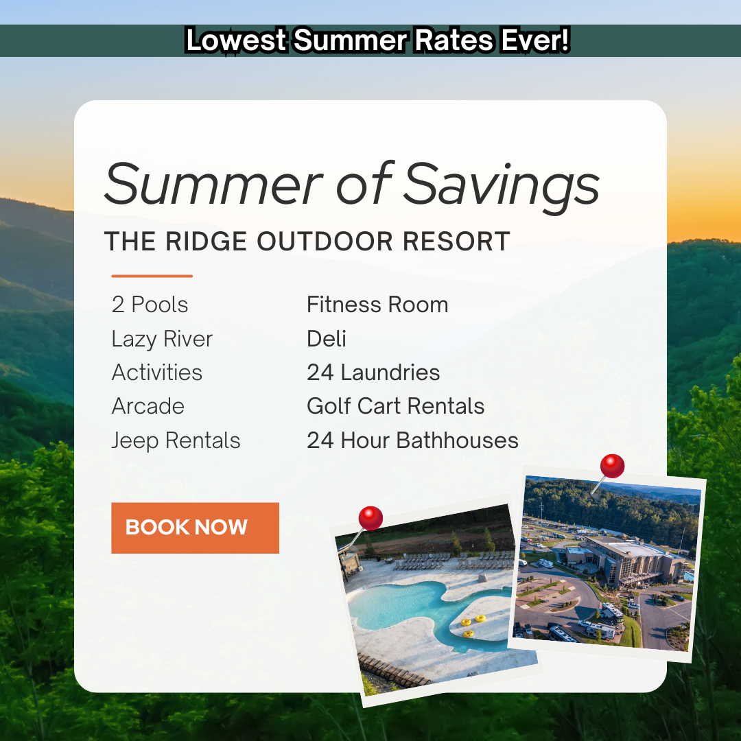 Summer Camping Discounts at The Ridge